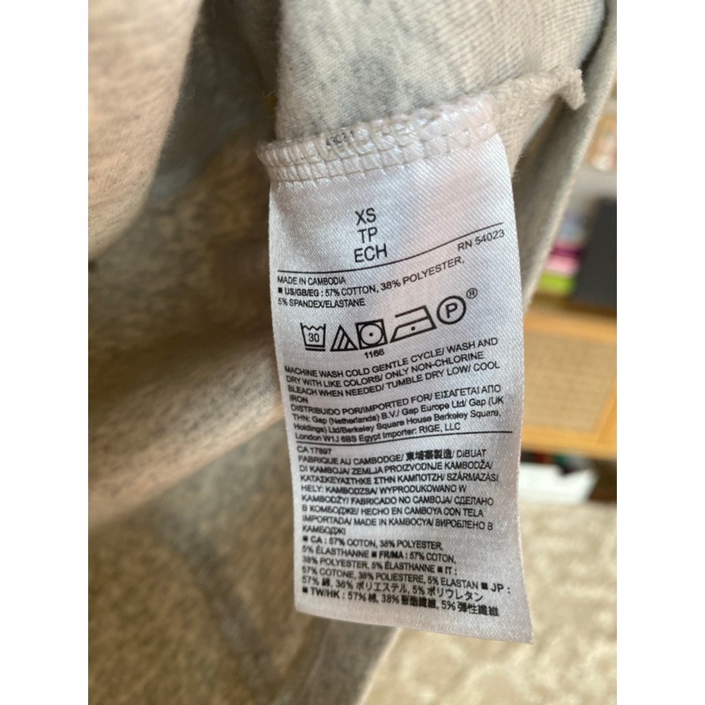 Banana Republic Light Gray Asymmetrical Zip Jacket Minimalist Quiet Luxury - Picture 7 of 8